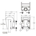 Abtech Safety Barrel Mount Base Max of 2.25" (57mm) Throat 30036