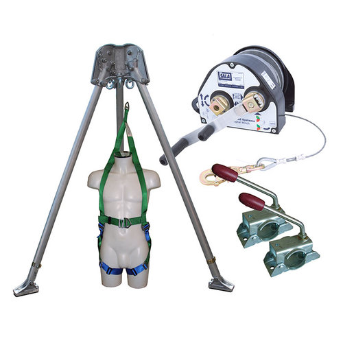 Abtech Safety Confined Space Kit with 27m Man Riding Winch and Rescue Harness CST4KIT