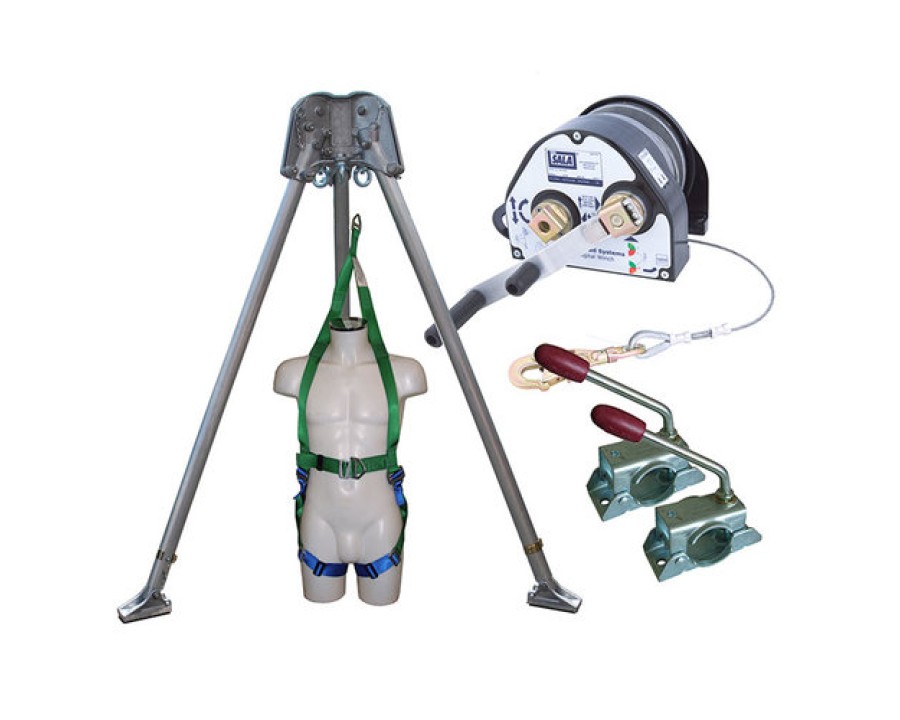 Abtech Safety Confined Space Kit with 27m Man Riding Winch and Rescue Harness CST4KIT