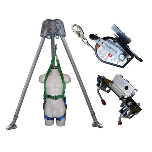 Abtech Safety Confined Space kit with 30m Man Riding Winch and Rescue Harness CST6KIT