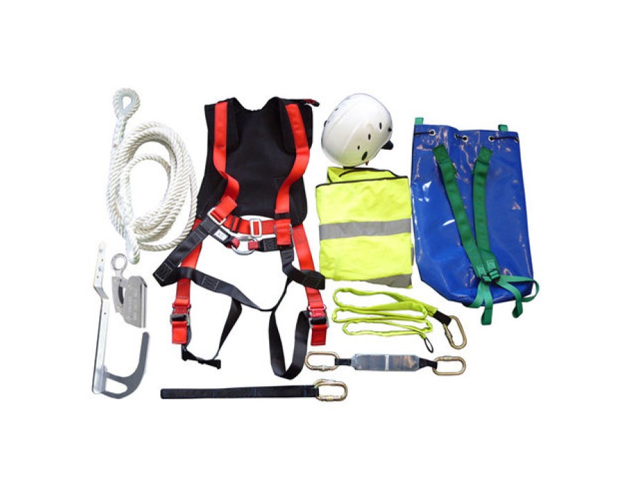 Yale Kit7 (Roofers Kit) Height Safety Kit with 2 Point Harness, 20m Auto  Rope Grab, Sling and Carry Case - LiftingSafety