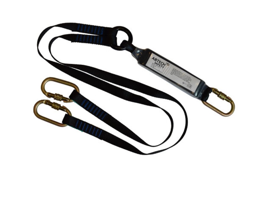 Abtech Safety 1.5M Twin Fall Arrest Lanyard with 3 x KH311 ABLTW1.5