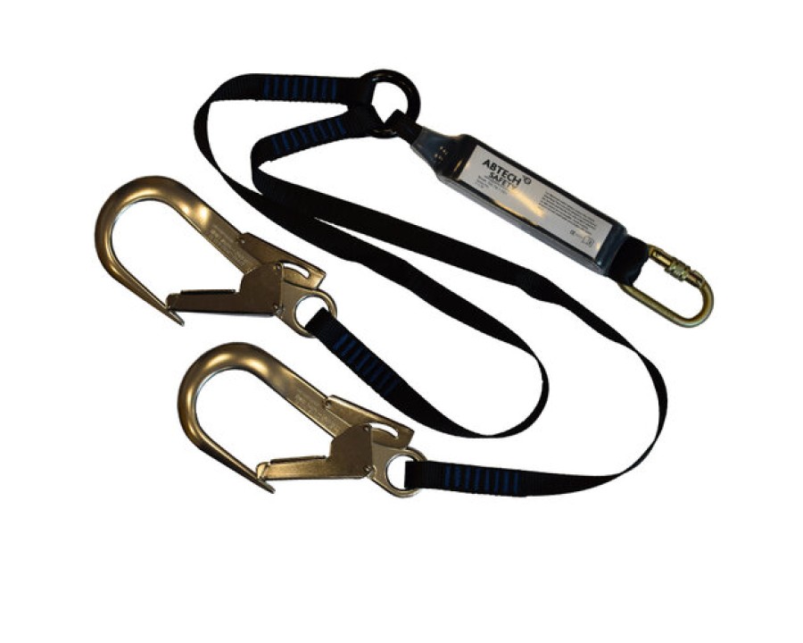 Abtech Safety 1.5M Twin Fall Arrest Lanyard with 1 x KH311 & 2 x SSE/SSH ABLTW1.5SH