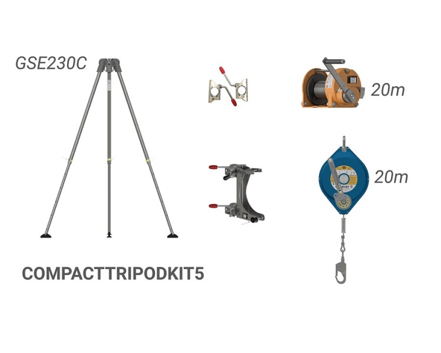 Globestock COMPACT TRIPOD KIT 5 20m