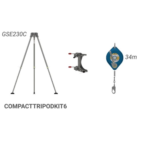 Globestock COMPACT TRIPOD KIT 6 34m