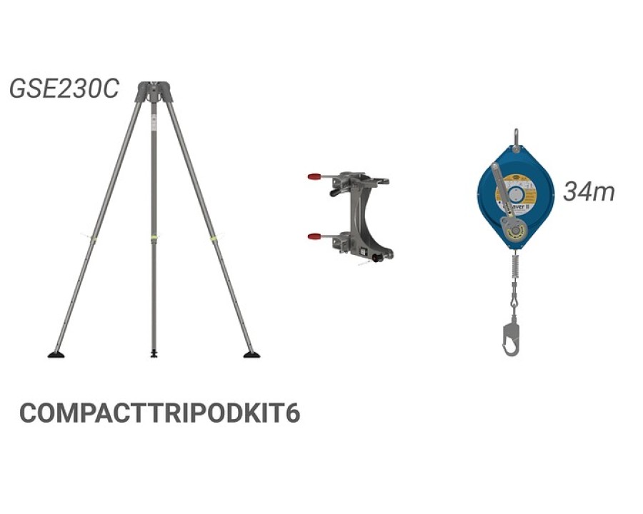 Globestock COMPACT TRIPOD KIT 6 34m