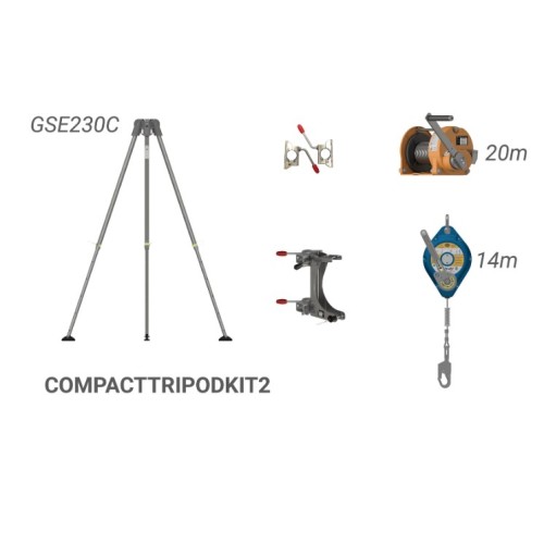 Globestock COMPACT TRIPOD KIT 2 14m