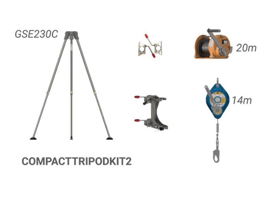 Globestock COMPACT TRIPOD KIT 2 14m