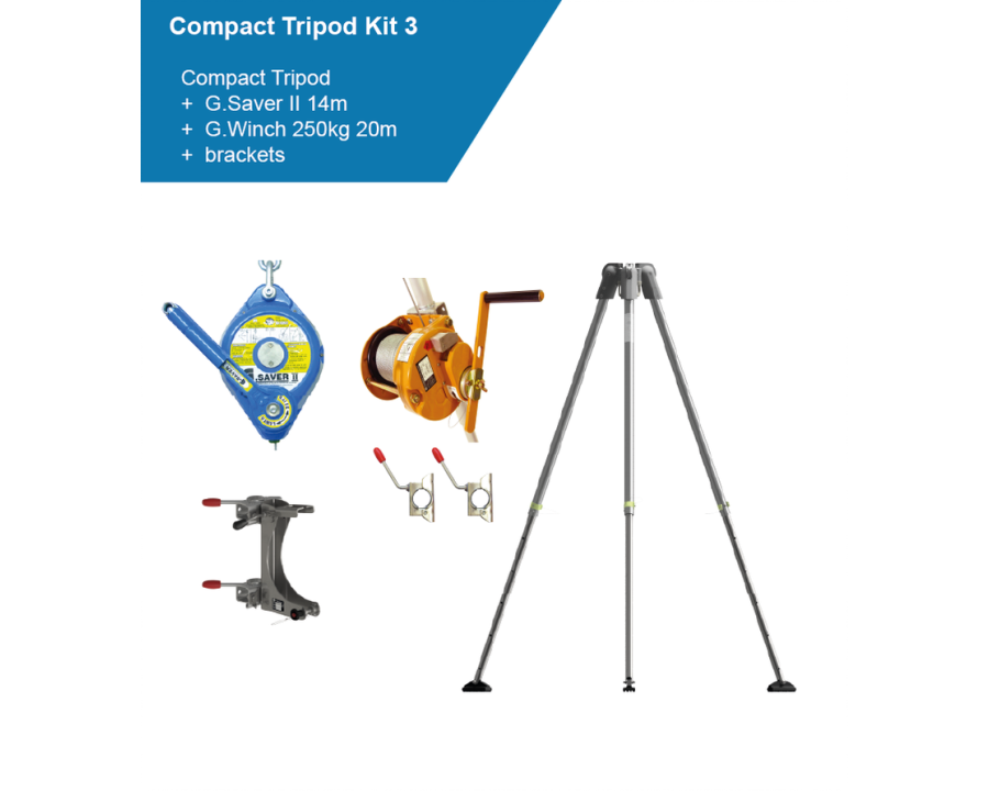 Globestock COMPACT TRIPOD KIT 3 14m