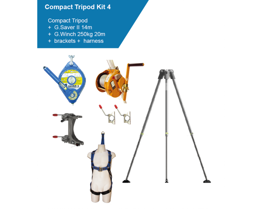 Globestock COMPACT TRIPOD KIT 4 14m