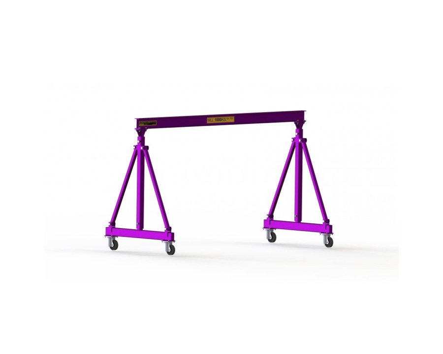 1 Tonne Mobile Steel Gantry Collapsible - MSGC1t