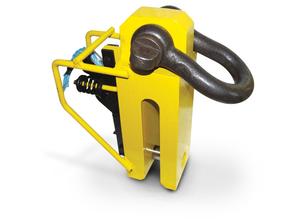 CP pile pitching clamps