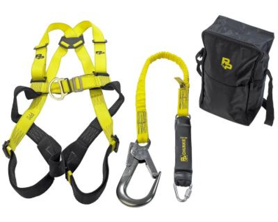 P+P Fall Arrest Harness & Lanyard Kit #DELUXE KIT