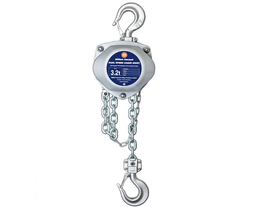 William Hackett Dual Speed Chain Hoist - 5 times faster