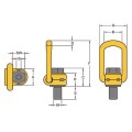 William Hackett Yoke Lifting Point Metric Thread