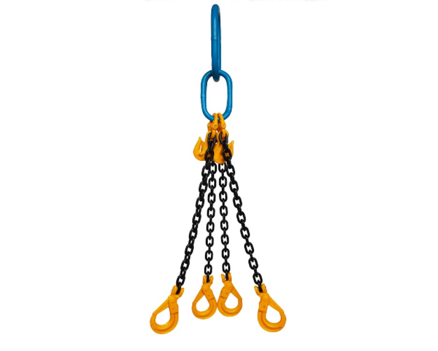 Yoke Grade 8 10mm Four Leg 6.7 Tonne Chain Sling